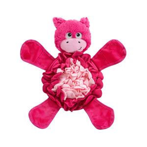 Outward Hound Snuffle Palz Pig Plush Dog Puzzle
