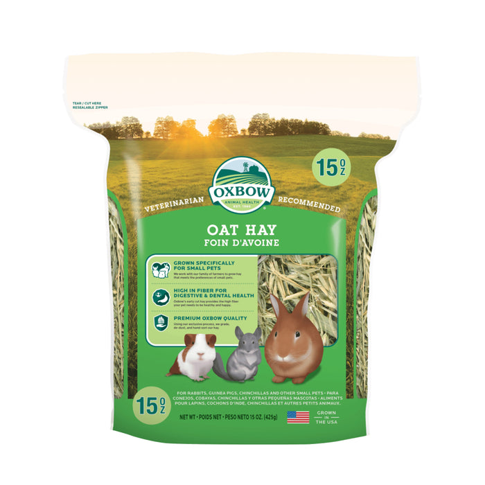 Oxbow Oat Hay Small Animal Food 15oz