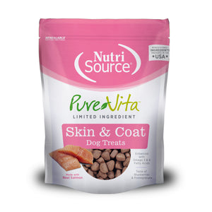 Nutrisource PureVita Skin & Coat Salmon Treats 6oz