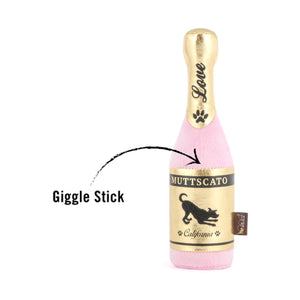 P.L.A.Y Barking Bubbly Muttscato Champagne Bottle