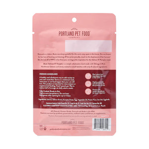 Portland Pet Boots' Salmon & Pumpkin Cat Meal Pouch 2.6oz