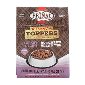 Primal Butcher's Blend Raw Topper Turkey Recipe 2lb