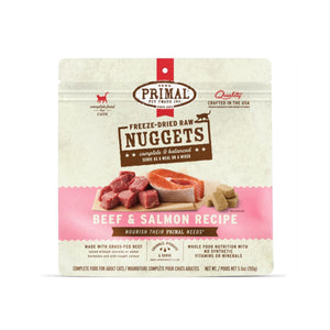Primal Freeze-Dried Beef & Salmon Cat Food 14oz