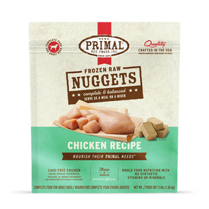 Primal Frozen Raw Chicken Dog Food