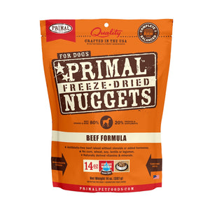 Primal Beef Formula Freeze Dried Nuggets 14oz