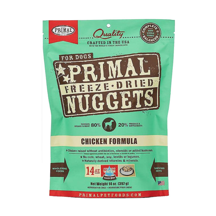 Primal Chicken Formula Freeze Dried Nuggets 14oz