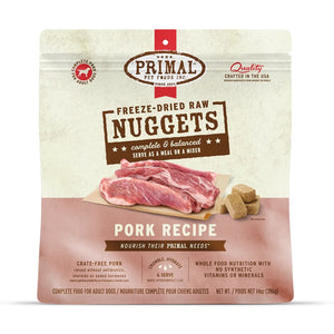 Primal Pork Formula Freeze Dried Nuggets 14oz
