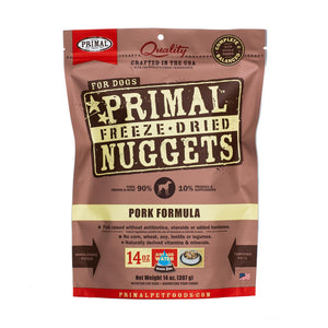 Primal Pork Formula Freeze Dried Nuggets 14oz