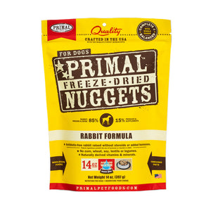 Primal Rabbit Formula Freeze Dried Nuggets 14oz