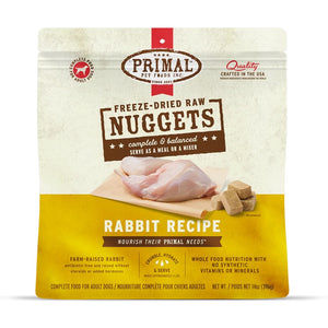 Primal Rabbit Formula Freeze Dried Nuggets 14oz