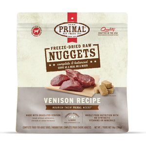 Primal Venison Formula Freeze Dried Nuggets 14oz