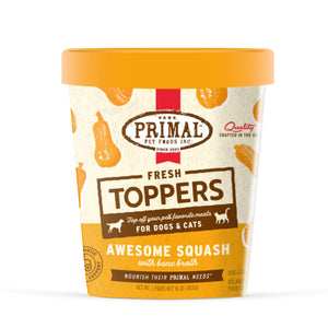 Primal Fresh Topper Awesome Squash Recipe for Dogs & Cats