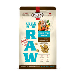 Primal Kibble in the Raw Fish & Pork Recipe 1.5lb