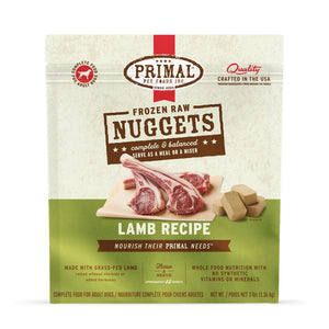 Primal Frozen Raw Lamb Dog Food