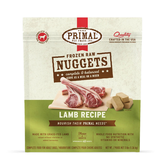 Primal Frozen Raw Lamb Dog Food