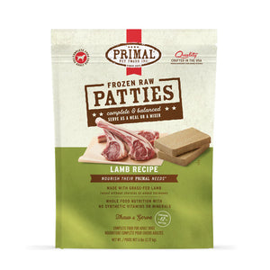 Primal Frozen Raw Lamb Dog Food