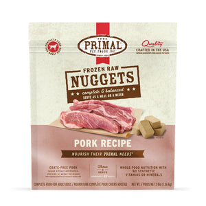 Primal Frozen Raw Pork Dog Food