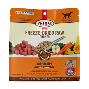 Primal Pronto Freeze-Dried Raw Beef Recipe 16oz