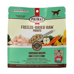 Primal Pronto Freeze-Dried Raw Chicken Recipe 16oz