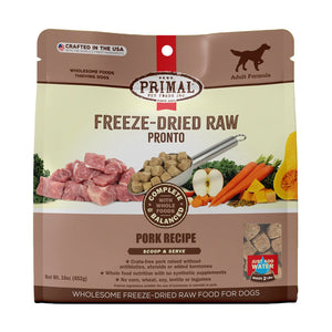 Primal Pronto Freeze-Dried Raw Pork Recipe 16oz