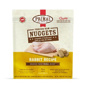 Primal Frozen Raw Rabbit Dog Food