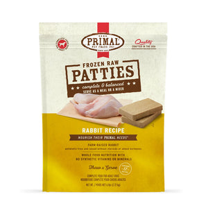 Primal Frozen Raw Rabbit Dog Food