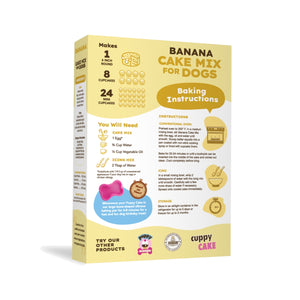 Puppy Cake Mix for Dogs - Banana