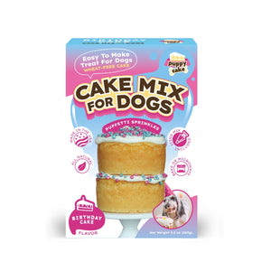 Puppy Cake Mix for Dogs - Birthday Cake Flavored with Pupfetti Sprinkles
