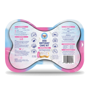 Puppy Cake Dog Birthday Cake Kit with Pupfetti Sprinkles
