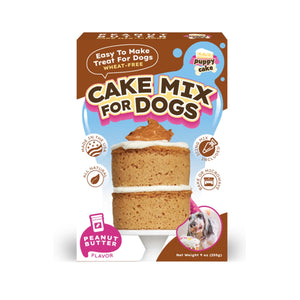 Puppy Cake Wheat Free Cake Mix for Dogs - Peanut Butter