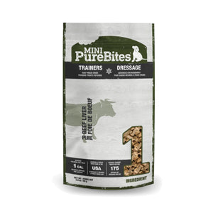 PureBites Mini Trainers Beef Liver Freeze Dried Raw Treats 3oz