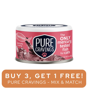 Pure Cravings Wild Salmon Cutlets in Gravy 3oz