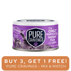Pure Cravings Wild Sardine Cutlets in Gravy 3oz