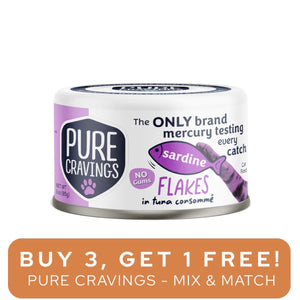 Pure Cravings Sardine Flakes in Tuna Consomme Can 3oz