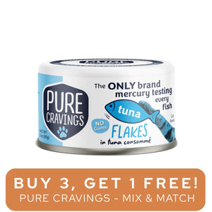 Pure Cravings Tuna Flakes in Tuna Consomme Can 3oz