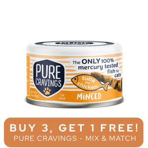 Pure Cravings Minced Tuna & Chicken Can 3oz