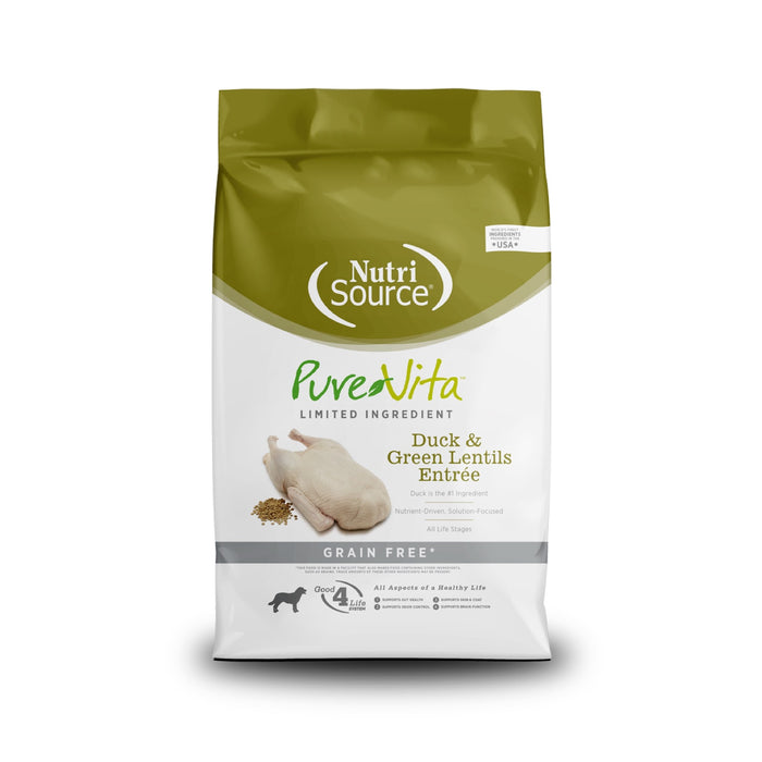 PureVita Duck & Green Lentil Grain Free Dog Food