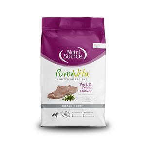 PureVita Grain Free Limited Ingredient Pork & Peas Entree Dog Food
