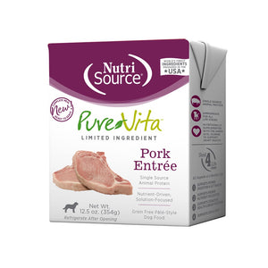 Nutrisource PureVita Grain Free Pork Entrée Wet Dog Food