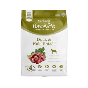 Nutrisource PureVita Duck & Kale Entree Grain Free Dog Food