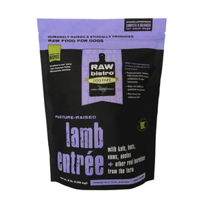Raw Bistro Frozen Lamb Dog Food