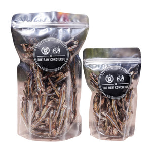 The Raw Concierge Air-Dried Whole Anchovies (formerly Soul'y Raw)
