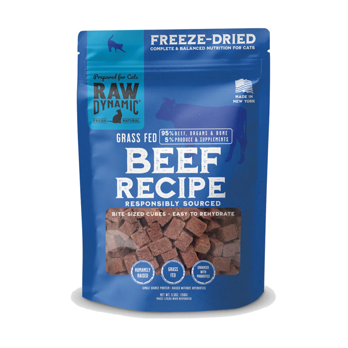 Raw Dynamic Cat Freeze Dried Beef 5.5oz