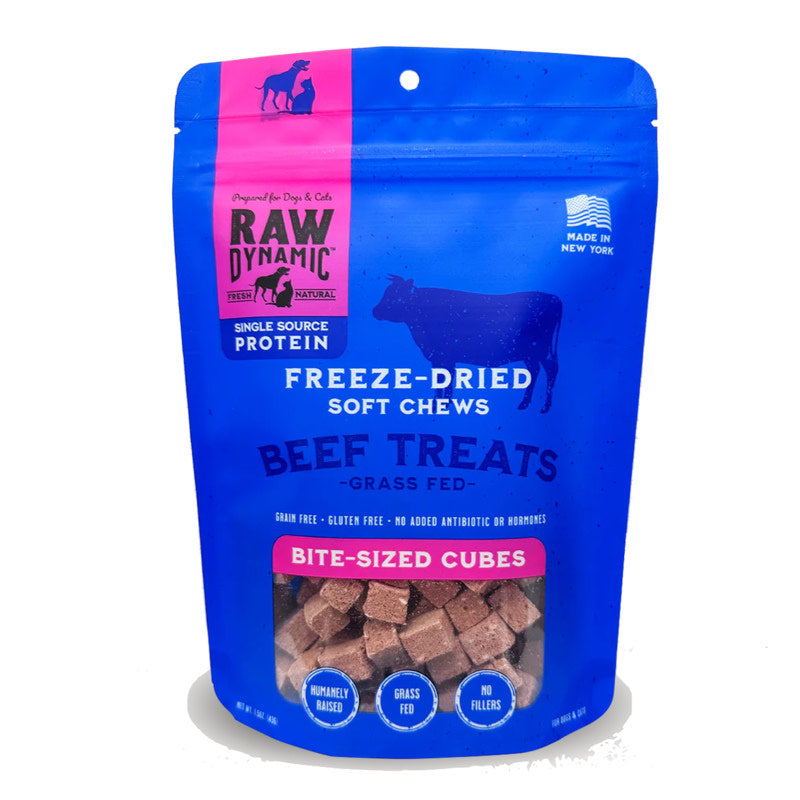 Raw Dynamic Freeze Dried Beef Treats 1.5oz – Furly's Pet Supply