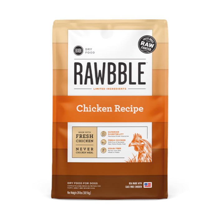 Bixbi Rawbble Chicken Recipe Dry Dog Food