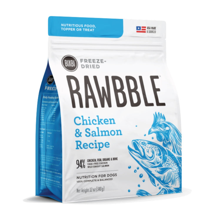 Rawbble Chicken & Salmon Recipe Freeze Dried