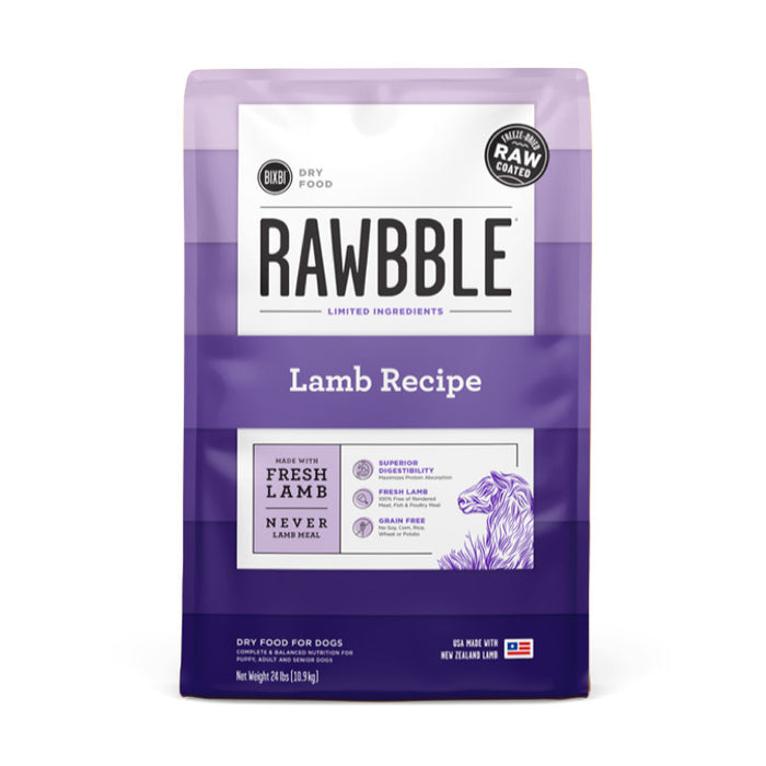Bixbi Rawbble Lamb Recipe Dry Dog Food