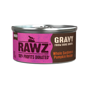 Rawz Gravy Whole Sardines & Pumpkin Cat Food