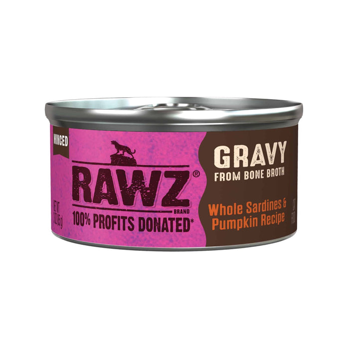 Rawz Gravy Whole Sardines & Pumpkin Cat Food