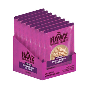 Rawz Shredded Chicken Breast & Egg Cat Food Pouch